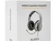 Qubick Headset Qubick - Cuffie Gaming (Grigio)