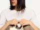 Bershka Portachiavi Con Stella E Dado Donna Argentato