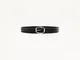 Bershka Cintura Sottile Effetto Pelle Donna 95 Nero