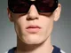Bershka Occhiali Da Sole Esagonali Uomo Nero