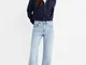  Jeans straight fit cropped  Denim 44