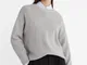  Pullover maglia  Grigio medio S