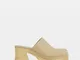  Sabot con tacco e borchie  BEIGE 37