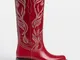  Stivali bassi cowboy  ROSSO  41