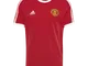 adidas - Manchester United T-shirt 3-Stripes Rossa Ufficiale 2022 / 23