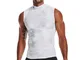 Maglia senza maniche  Iso-Chill Compression Mock Printed da uomo Bianco / Nero L