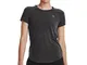 T-shirt  Breeze 2.0 Trail da donna Jet Grigio / Nero / Riflettente L