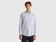 Benetton, Camicia Slim Fit A Righe, Multicolore, Uomo