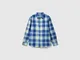 Benetton, Camicia Scozzese 100% Cotone, Multicolore, Bambini