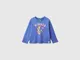 Benetton, T-shirt ©looney Tunes In Caldo Cotone Bio, Pervinca, Bambini