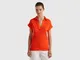 Benetton, T-shirt Leggera Stile Polo, , Donna