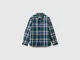 Benetton, Camicia Scozzese 100% Cotone, Multicolore, Bambini