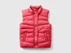 Benetton, Gilet Imbottito "rain Defender", Malva, Bambini