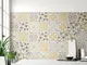 Grosfillex Pannelli Murali Accent 9 pz 15,4x120 cm Giallo Andaluso