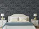 DUTCH WALLCOVERINGS Carta da Parati Onyx Antracite e Oro