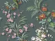 DUTCH WALLCOVERINGS Carta da Parati Tropical Blu-Verde