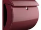BURG-WÄCHTER Cassetta Postale Piano 886 M in Plastica Rosso Merlot