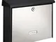BURG-WÄCHTER Cassetta Postale London 6867 B+S Acciaio Inox Argento