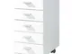 Germania Schedario con Ruote Bianco 4099-84