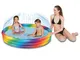 Happy People Piscina Arcobaleno con Irrigatore 150x25 cm