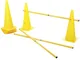 Kerbl 2-in-1 Set di Coni per Agility Gialli 81994