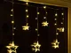 HI Tenda di Luce con Stelle Fairy con 63 LED