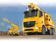 JAMARA Camion con Gru RC Mercedes-Benz Arocs 1:20 Giallo