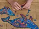 UNIDRAGON Puzzle in Legno 268 pz Milky Whales King Size 43x27 cm