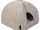 Jack and Vanilla Igloo per Animali Softy XS 40x40x40 cm Beige Rosato