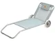 Easy Camp Lettino Prendisole Pieghevole Pier 62x150x22 cm Blu 420044