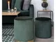 House Nordic Pouf Myla Verde