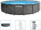 INTEX Set Piscina Greywood Prism Frame Premium 457x122 cm