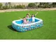 Bestway Piscina Gonfiabile per Bambini Blu 229x152x56 cm