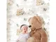 Noordwand Carta da Parati Mondo baby Hug Bears Grigio e Beige