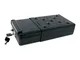 Carpoint Cassetta di Sicurezza in Acciaio per Auto 22,5x16x7,5cm Nera