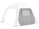 Bo-Camp Parete Laterale Tenda con Porta e Finestra Air Gazebo Grigio