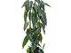 Emerald Alocasia Artificiale 75 cm in Vaso