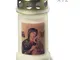 Bolsius Candele Commemorative con Tappo No 3 12 pz Trasparenti
