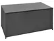 vidaXL Baule da Giardino Nero 120x50x60 cm in Polyrattan