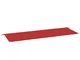vidaXL Cuscino per Panca Rosso 150x50x3 cm in Tessuto Oxford