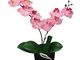 vidaXL Orchidea Artificiale con Vaso 30 cm Rosa