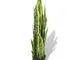 vidaXL Sansevieria Pianta Artificiale con Vaso 90 cm Verde