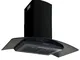 vidaXL Cappa Aspirante a Muro Acciaio Inox 756 m³/h 90 cm Nera