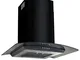 vidaXL Cappa Aspirante a Muro Acciaio Inox 756 m³/h 60 cm Nera