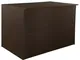 vidaXL Baule da Giardino Marrone 150x100x100 cm in Polyrattan