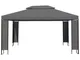 vidaXL Gazebo Antracite 300x400 cm