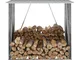 vidaXL Capannone da Giardino in Acciaio Zincato Grigio 163x83x154 cm