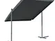 vidaXL Gazebo con Tetto Retrattile Inclinabile 350x253x196cm Antracite