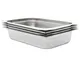 vidaXL Contenitori Gastronorm 4 pz GN 1/1 100 mm in Acciaio Inox