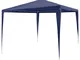 vidaXL Gazebo da Esterno Tenda per Feste 3 x 3 Blu